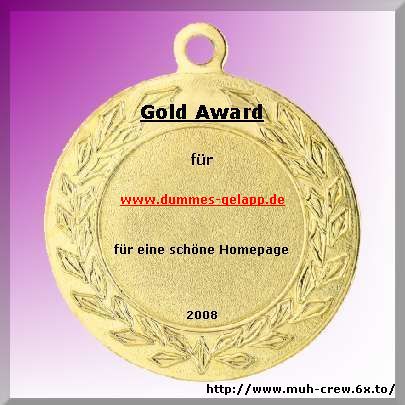 Gold fr Dummes Gelapp