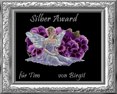 Silber award fr Tim von Birgit